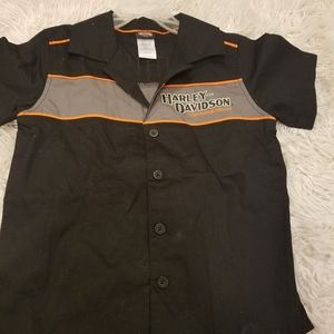 2 Harley Davidson Boys Button Down Shirt (NWOT)